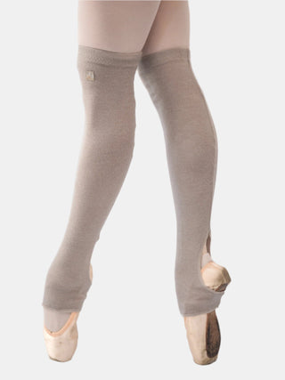 Beige Short Dance Leg Warmers MP921 for Women and Men by Atelier della Danza MP