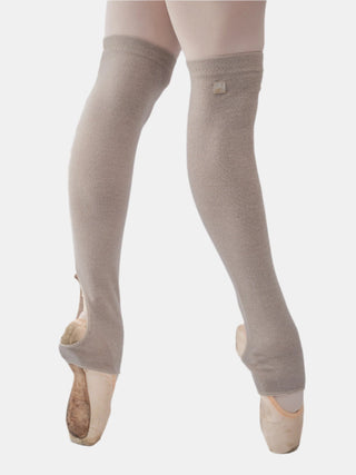 Beige Short Dance Leg Warmers MP921 for Women and Men by Atelier della Danza MP