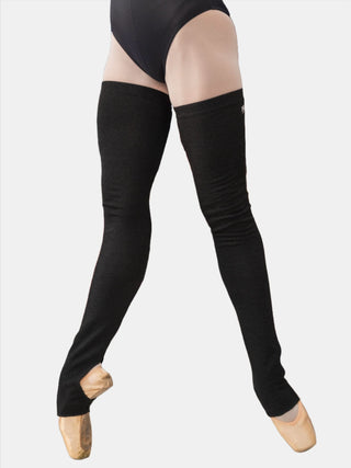 Black Long Dance Leg Warmers MP907 for Women and Men by Atelier della Danza MP