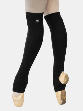 Black Short Dance Leg Warmers MP921 for Women and Men by Atelier della Danza MP