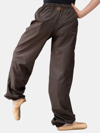 Brown Warm-up Dance Trash Bag Pants MP5003 for Women and Men by Atelier della Danza MP