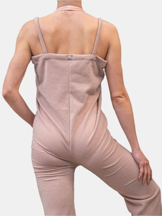 Dark Pink Warm-up Dance Overalls for Women and Men Atelier della Danza MP