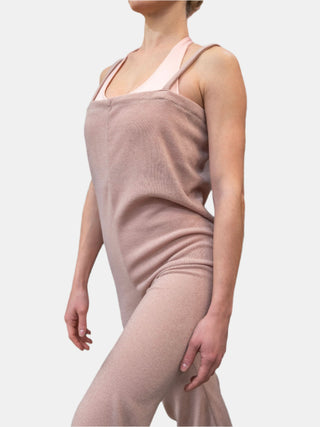 Dark Pink Warm-up Dance Overalls for Women and Men Atelier della Danza MP
