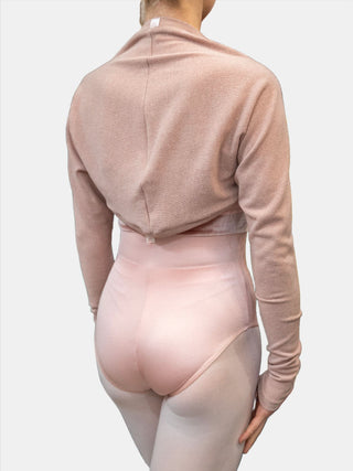 Dark Pink Warm-up Dance Shrug MP922 for Women by Atelier della Danza MP