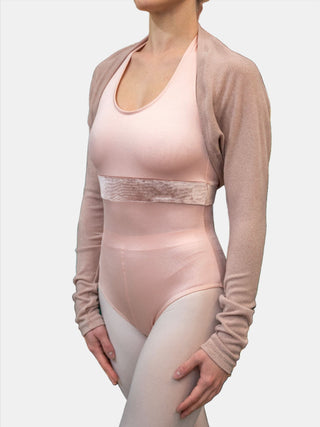 Dark Pink Warm-up Dance Shrug MP922 for Women by Atelier della Danza MP