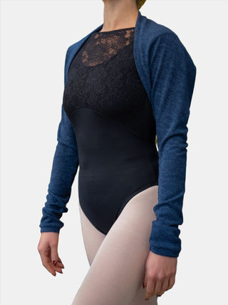 Indigo Warm-up Dance Shrug MP922 for Women by Atelier della Danza MP