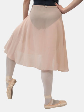 Old Rose Wrap Long Dance Skirt MP310 for Women by Atelier della Danza MP