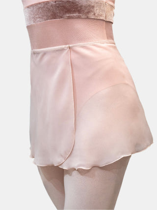 Pink Wrap Short Dance Skirt MP301 for Women by Atelier della Danza MP