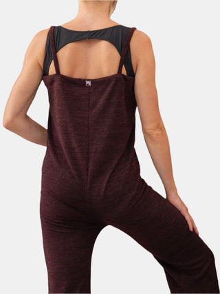 Plum Warm-up Dance Overalls for Women and Men Atelier della Danza MP