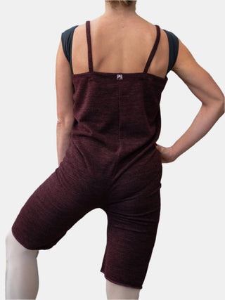 Plum Warm-up Dance Romper for Women and Men Atelier della Danza MP