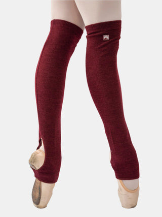 Red-purple Short Dance Leg Warmers MP921 for Women and Men by Atelier della Danza MP
