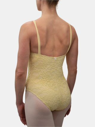 Straw Yellow Dance Spaghetti Straps Leotard MP698 for Women by Atelier della Danza MP