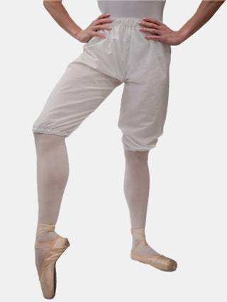 White Warm-up Dance Trash Bag Pants MP5004 for Women and Men by Atelier della Danza MP