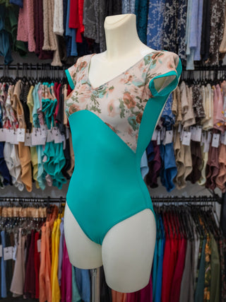 Aquamarine Dance Cap Sleeve Leotard MP151 for Women by Atelier della Danza MP