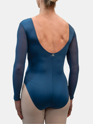 Ash Mesh Dance Long Sleeve Leotard MP617 for Women by Atelier della Danza MP