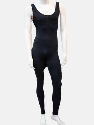 Black Footless Dance Unitard MP401 for Men by Atelier della Danza MP