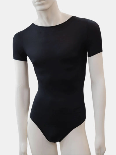 Black leotard for men MP456 by Atelier della Danza MP