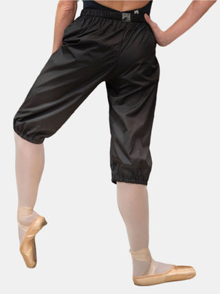 Black Warm-up Dance Trash Bag Pants MP5004 for Women and Men by Atelier della Danza MP