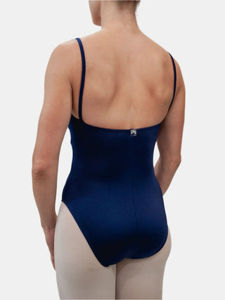 Blue Flock Dance Spaghetti Straps Leotard for Women by Atelier della Danza MP