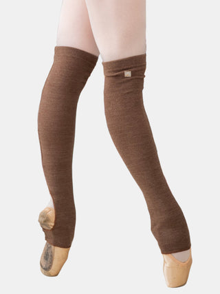 Brown Short Dance Leg Warmers MP921 for Women and Men by Atelier della Danza MP