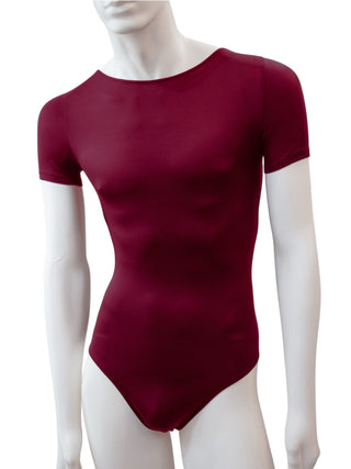 Burgundy leotard for men MP456 by Atelier della Danza MP
