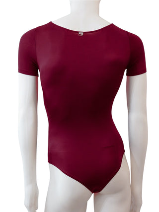 Burgundy leotard for men MP456 by Atelier della Danza MP