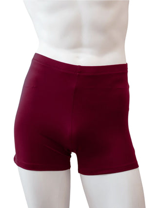 Burgundy Dance Shorts for Men MP435 by Atelier della Danza MP