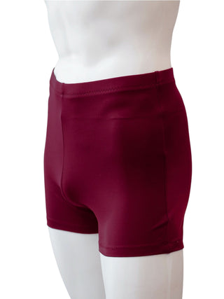 Burgundy Dance Shorts for Men MP435 by Atelier della Danza MP