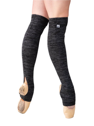 Charcoal Mélange Short Leg Warmers MP921