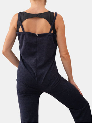 Dark Navy Warm-up Dance Overalls for Women and Men Atelier della Danza MP