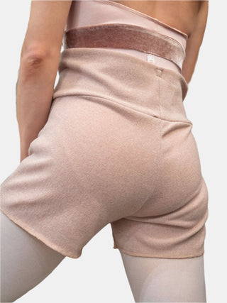 Dark Pink Warm-up Dance Shorts MP918 for Women and Men by Atelier della Danza MP