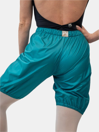 Emerald Warm-up Dance Trash Bag Shorts MP5006 for Women and Men by Atelier della Danza MP