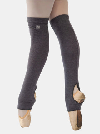 Gray Short Dance Leg Warmers MP921 for Women and Men by Atelier della Danza MP