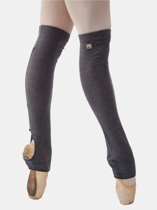 Gray Short Dance Leg Warmers MP921 for Women and Men by Atelier della Danza MP