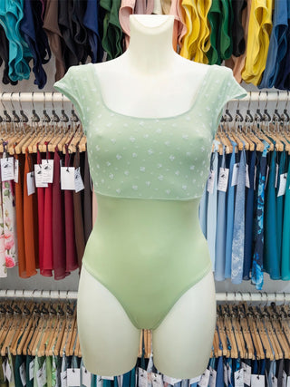 Green Apple Dance Cap Sleeve Leotard MP787 for Women by Atelier della Danza MP