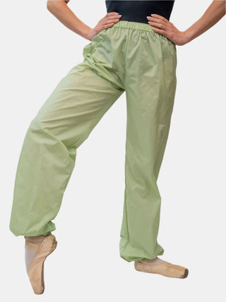 Green Apple Warm-up Dance Trash Bag Pants MP5003 for Women and Men by Atelier della Danza MP