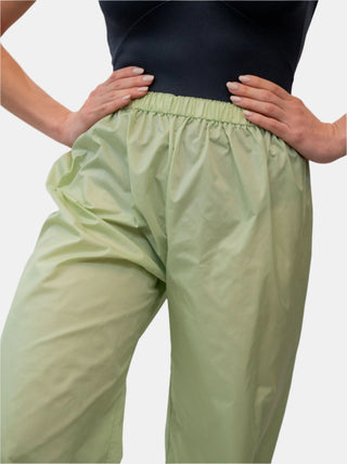 Green Apple Warm-up Dance Trash Bag Pants MP5003 for Women and Men by Atelier della Danza MP