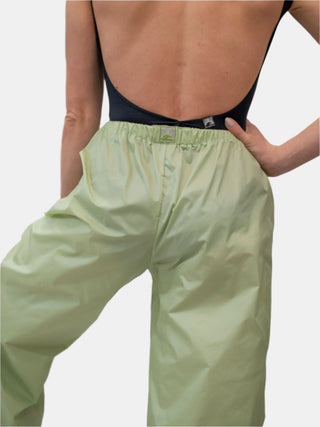 Green Apple Warm-up Dance Trash Bag Pants MP5003 for Women and Men by Atelier della Danza MP