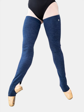 Indigo Long Dance Leg Warmers MP907 for Women and Men by Atelier della Danza MP