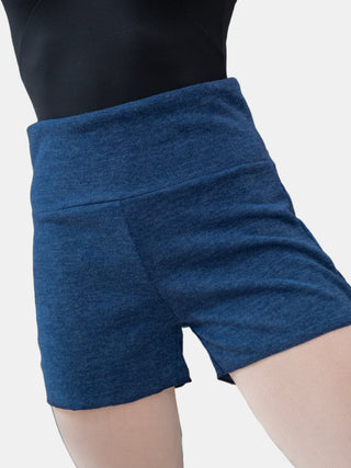 Indigo Warm-up Dance Shorts MP918 for Women and Men by Atelier della Danza MP