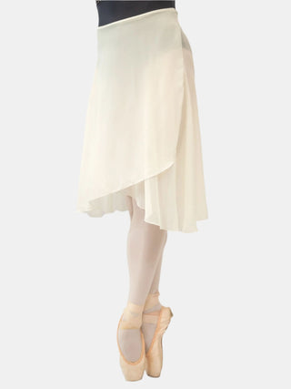 Ivory Wrap Long Dance Skirt MP310 for Women by Atelier della Danza MP