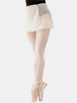 Ivory Wrap Short Dance Skirt MP301 for Women by Atelier della Danza MP