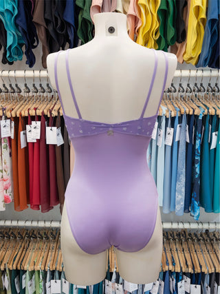 Lavender Dance Spaghetti Straps Leotard MP701 for Women by Atelier della Danza MP