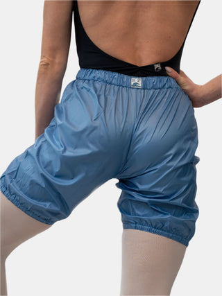 Light Ash Warm-up Dance Trash Bag Shorts MP5006 for Women and Men by Atelier della Danza MP