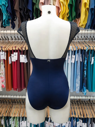 Navy Dance Cap Sleeve Leotard MP787 for Women by Atelier della Danza MP
