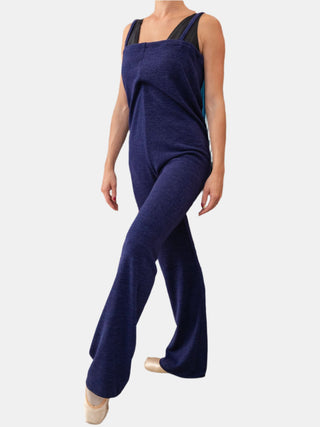 Navy Warm-up Dance Overalls for Women and Men Atelier della Danza MP