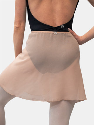 Old Rose Wrap Short Dance Skirt MP345 - Atelier della Danza MP