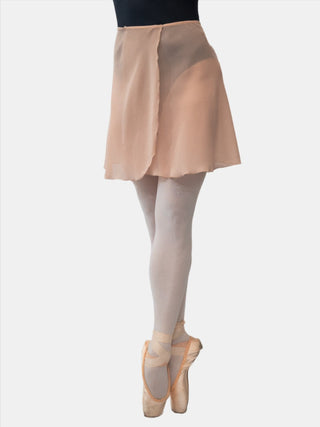 Old Rose Wrap Short Dance Skirt MP345 - Atelier della Danza MP