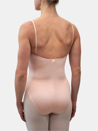 Pink Lace Dance Spaghetti Straps Leotard MP640 for Women by Atelier della Danza MP