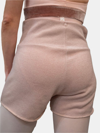 Pink Warm-up Dance Shorts MP918 for Women and Men by Atelier della Danza MP